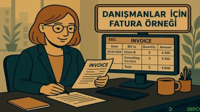 Danışmanlar için Fatura Örneği