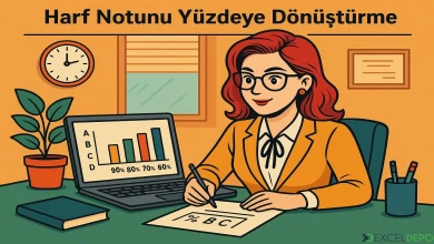 Harf Notunu Yüzdeye Dönüştürme
