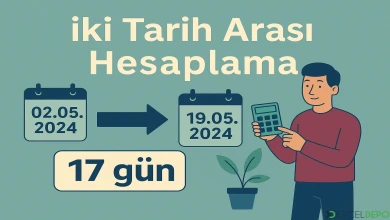 İki Tarih Arası Hesaplama