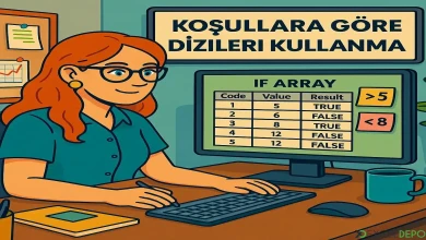 Koşullara Göre Dizileri Kullanma