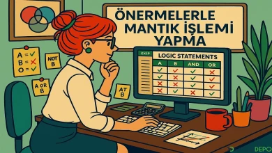 Önermelerle Mantık İşlemi Yapma