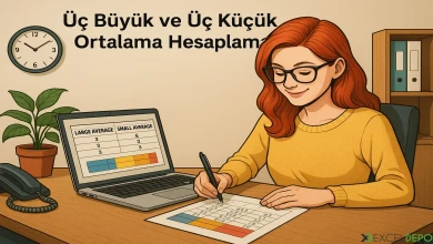 Üç Büyük ve Üç Küçük Ortalama Hesaplama