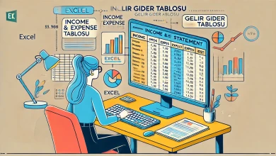 Gelir Gider Tablosu Oluşturma