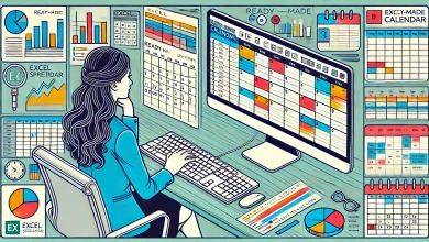 Hazır Excel Takvimi Yapma