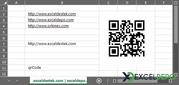 Kullanıcı Tanımlı Fonksiyon ile QRCODE Oluşturma