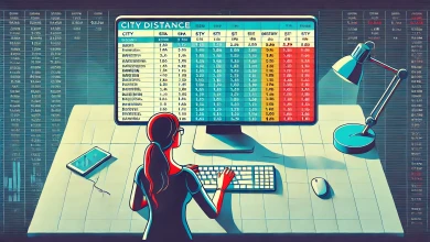 Şehirlerin Birbirine Uzaklıklarını Bulma