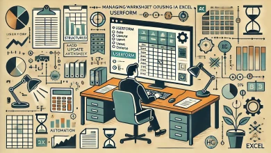 Userform ile Sayfa İşlemlerini Yapma