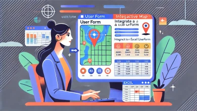 UserForm Üzerindeki Haritada Gezinme