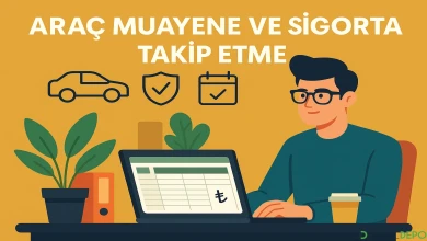 Araç Muayene ve Sigorta Takip Etme