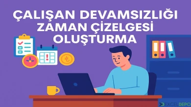 Çalışan Devamsızlığı Zaman Çizelgesi Oluşturma