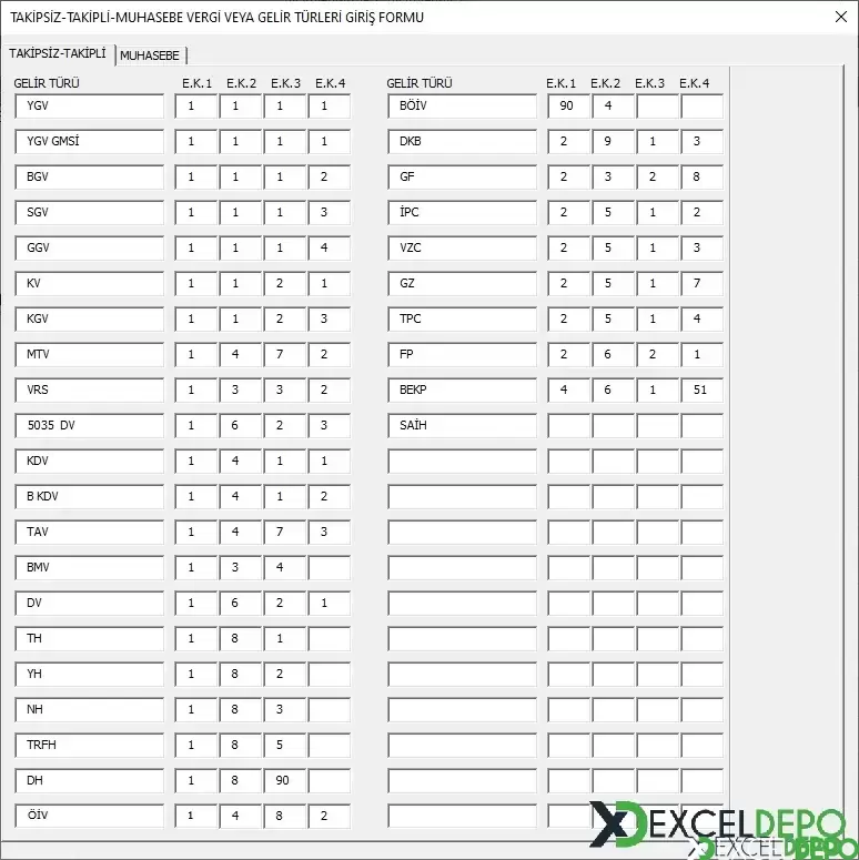 Devirli Kasa Defteri Hazırlama