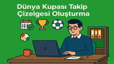 Dünya Kupası Takip Çizelgesi Oluşturma