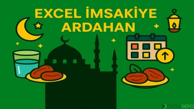 Excel İmsakiye Ardahan