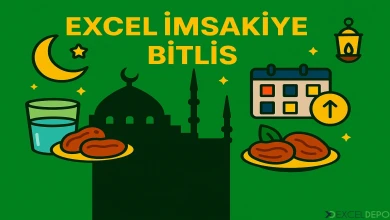 Excel İmsakiye Bitlis
