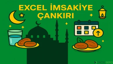 Excel İmsakiye Çankırı