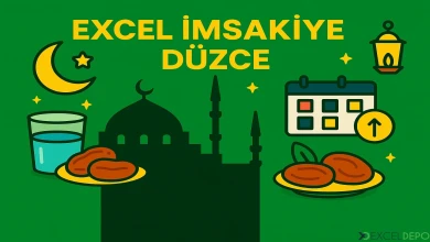 Excel İmsakiye Düzce