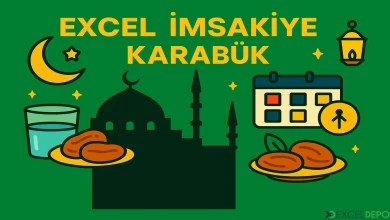 Excel İmsakiye Karabük