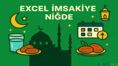 Excel İmsakiye Niğde