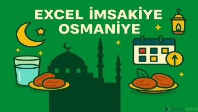 Excel İmsakiye Osmaniye