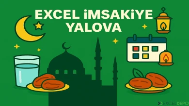 Excel İmsakiye Yalova