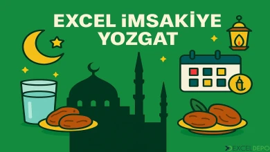 Excel İmsakiye Yozgat