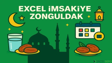 Excel İmsakiye Zonguldak