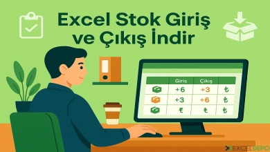 Excel Stok Giriş ve Çıkış İndir