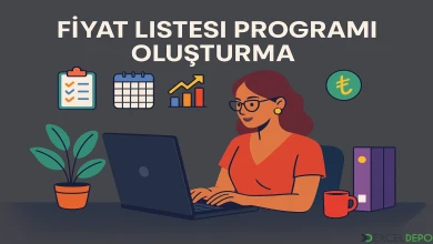 Fiyat Listesi Programı Oluşturma