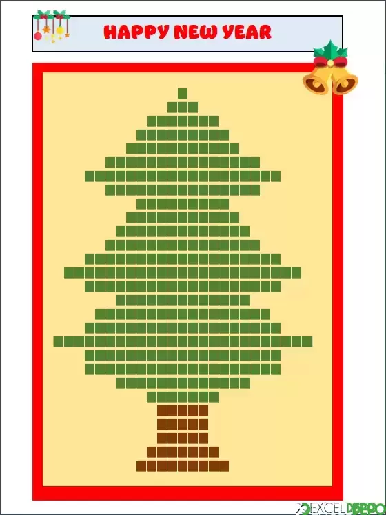 Formül ile Yeni Yıl Ağacı Oluşturma