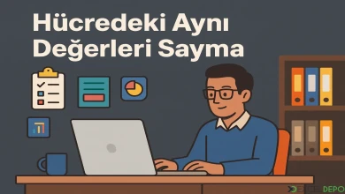 Hücredeki Aynı Değerleri Sayma