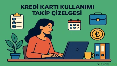 Kredi Kartı Kullanımı Takip Çizelgesi
