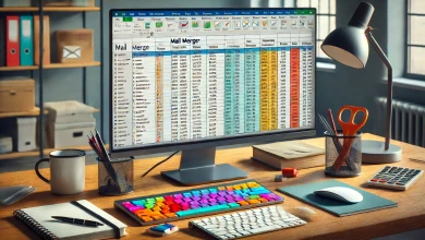 Mektup Birleştirme İşlemleri Yapma