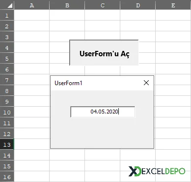 TextBox Tarih Biçimi