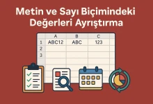 Metin ve Sayı Biçimindeki Değerleri Ayrıştırma
